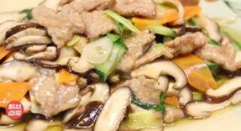 香菇炒肉片，掌握这个要点，你也能炒得爽嫩滑口，非常好吃