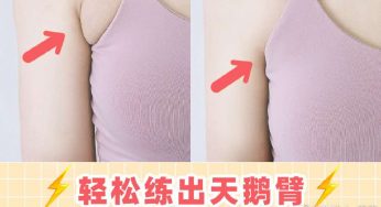 每天️️10分钟，天鹅颈+天鹅臂+收副乳√