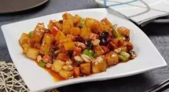 美食分享：鱼香鸡丁、鲮鱼缠绵一口茄、野山蒜松板肉的做法