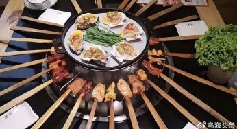 45厘米！乌海超长的竹签烤肉你敢来挑战吗？六人餐免费吃！